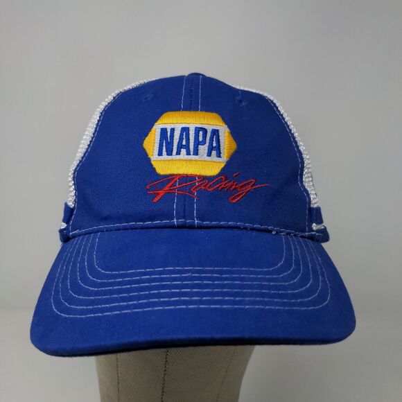 Napa Racing Men's Hendrick Motorsports Strapback Mesh Back Blue OSFM - Picture 2 of 14